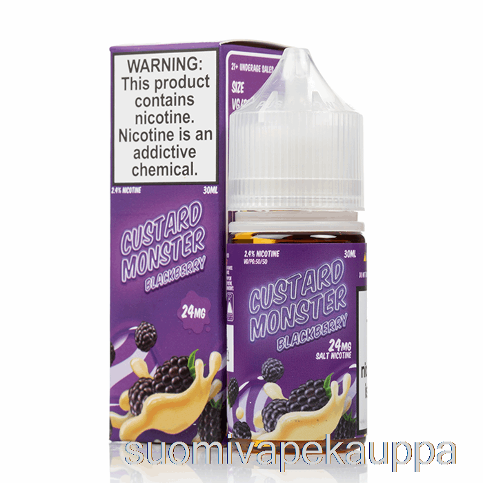 Vape Suomi Karhunvatukka - Vaniljakastike Hirviösuolat - 30ml 48mg